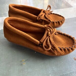 Brown Suede Moccasins
